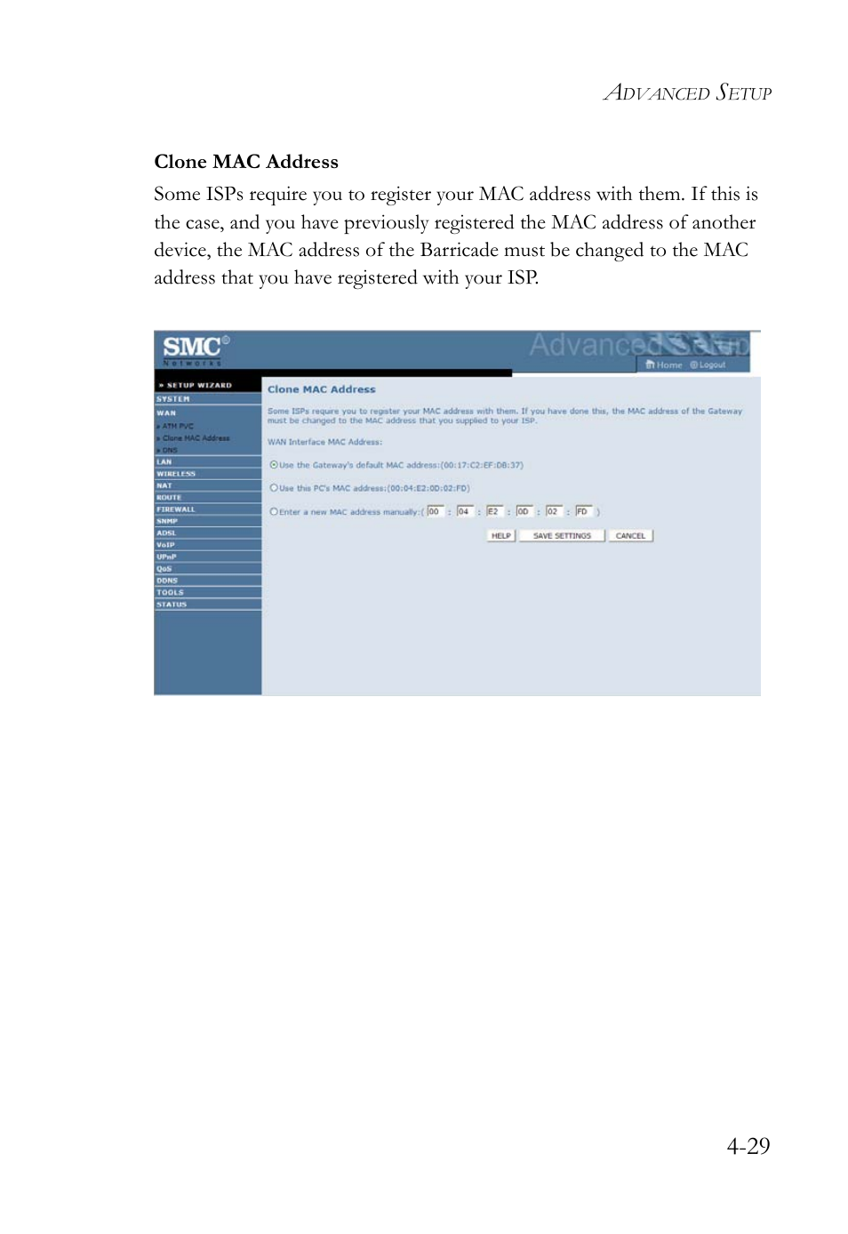 SMC Networks Barricade SMC7908VoWBRA2 User Manual | Page 65 / 151