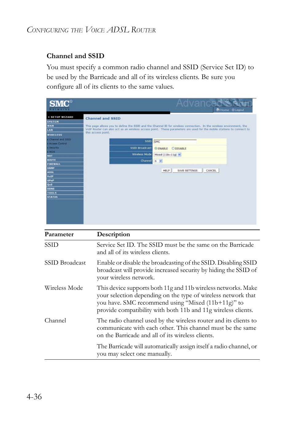 Adsl r | SMC Networks Barricade SMC7908VoWBRA2 User Manual | Page 72 / 151