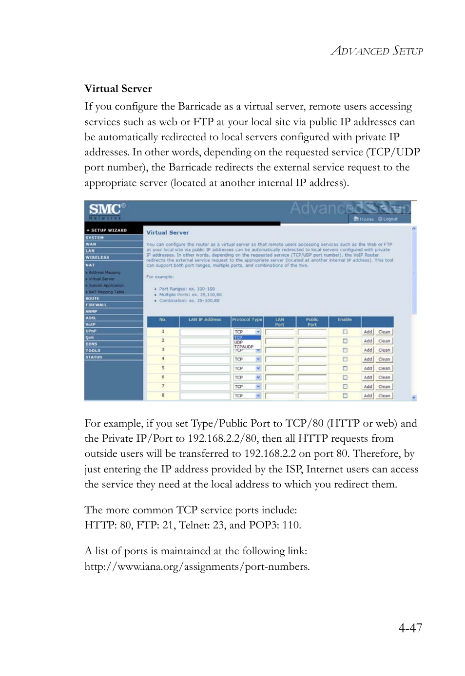 SMC Networks Barricade SMC7908VoWBRA2 User Manual | Page 83 / 151