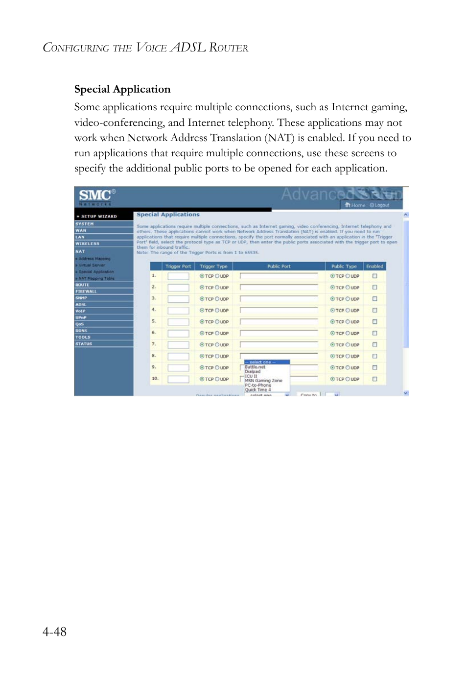 Adsl r | SMC Networks Barricade SMC7908VoWBRA2 User Manual | Page 84 / 151