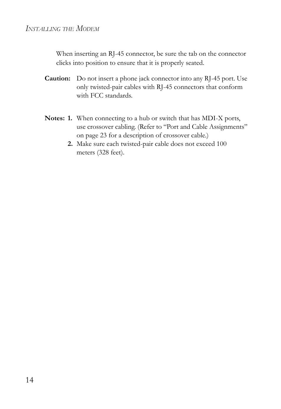 SMC Networks SMC8011CM User Manual | Page 22 / 36