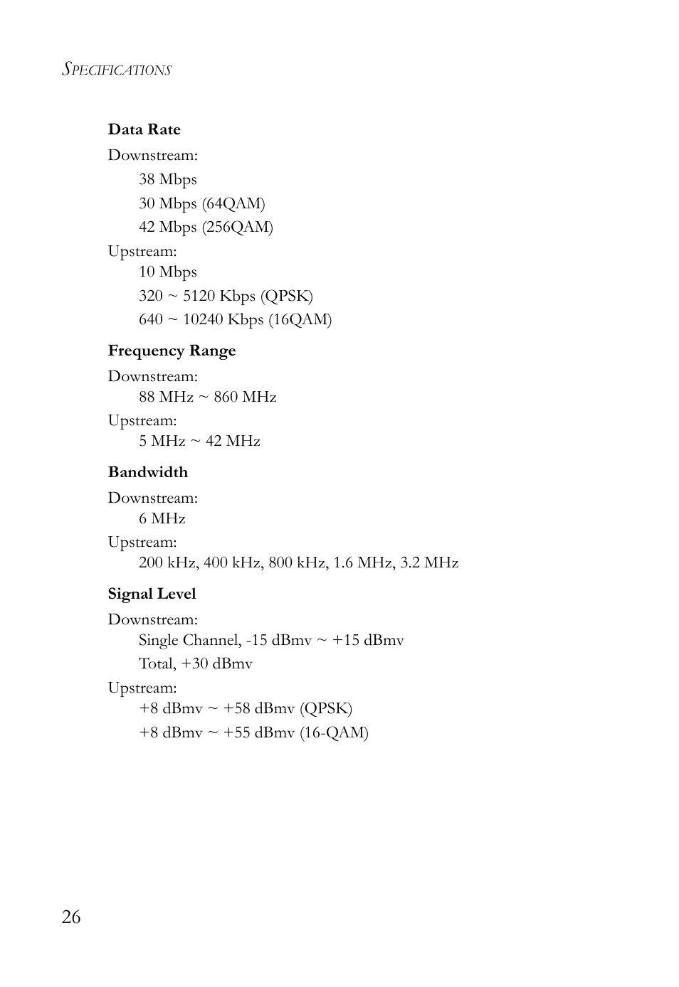 SMC Networks SMC8011CM User Manual | Page 34 / 36