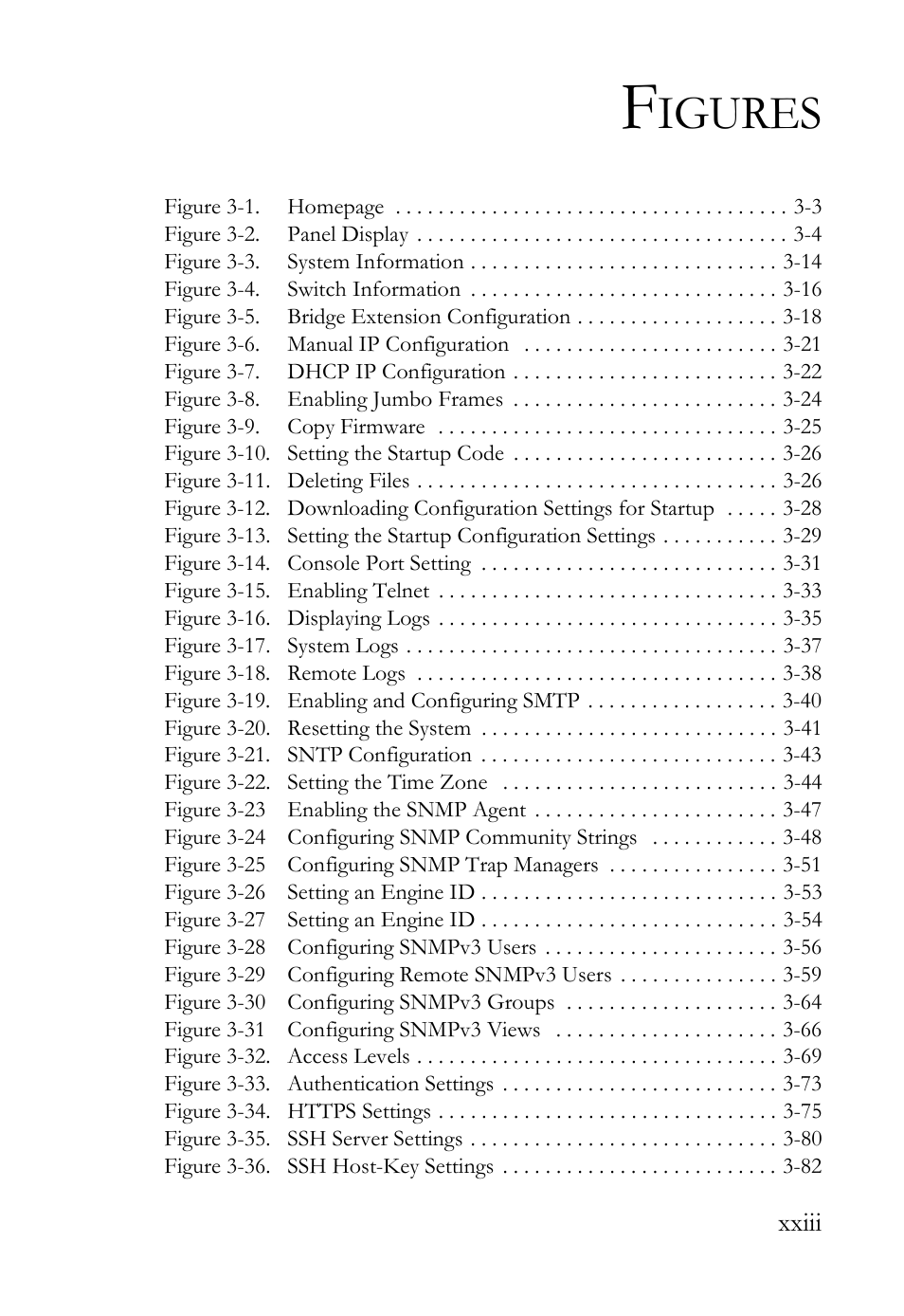 Igures | SMC Networks SMC Tiger 10/100 SMC6128L2 User Manual | Page 27 / 606