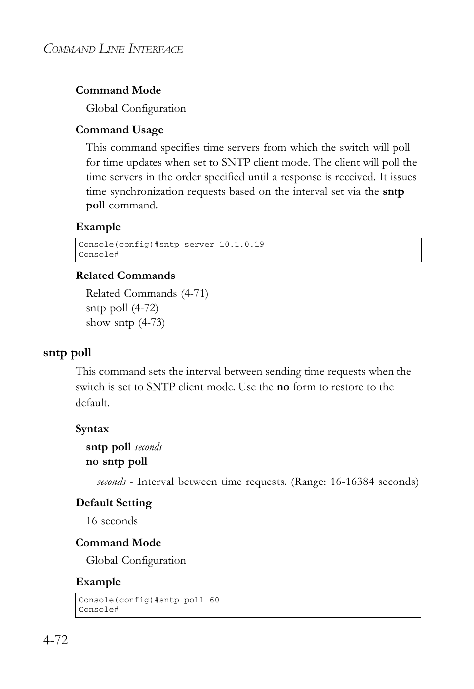 Sntp poll, Sntp poll -72 | SMC Networks SMC Tiger 10/100 SMC6128L2 User Manual | Page 372 / 606