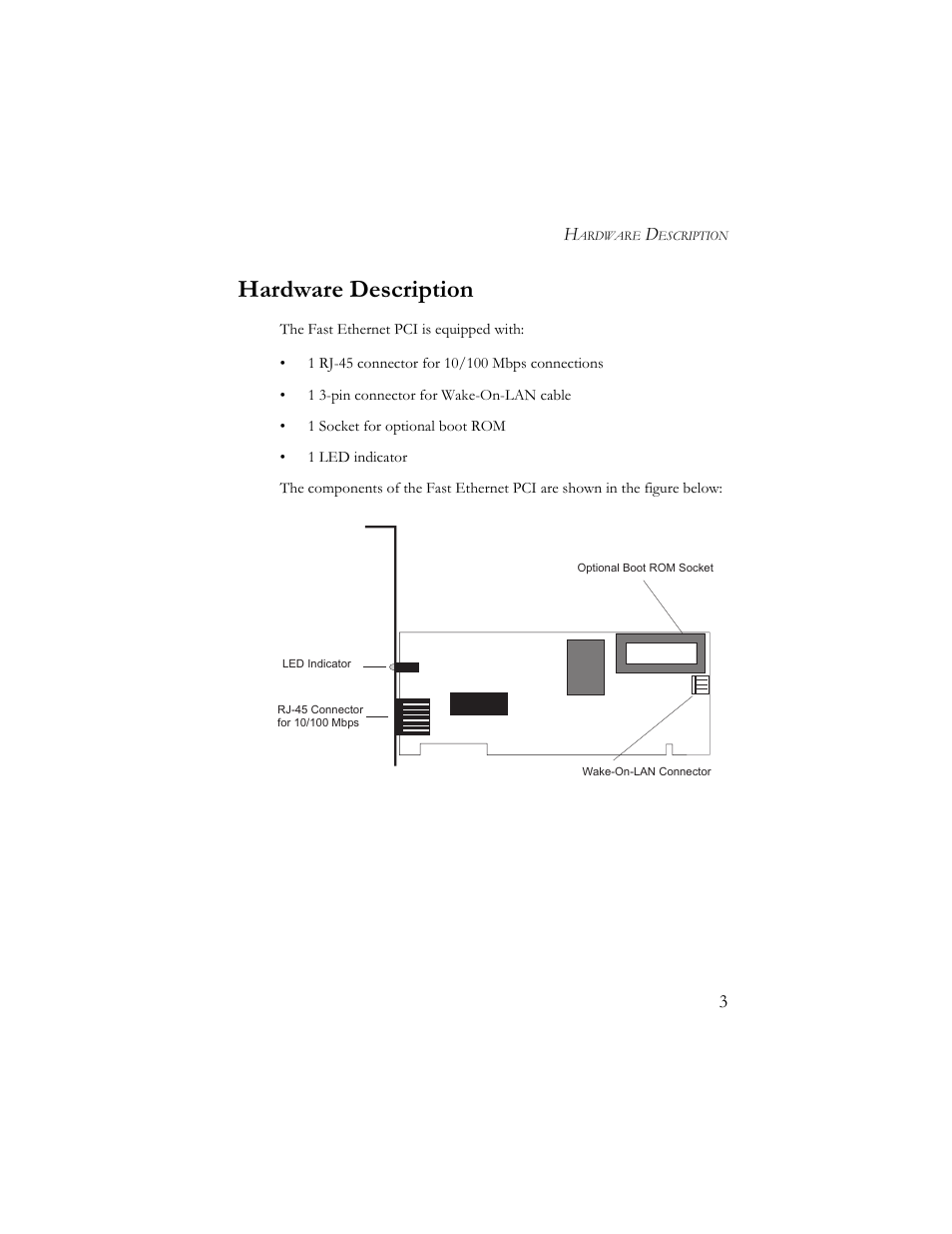 Hardware description | SMC Networks 10/100 Mbps User Manual | Page 13 / 54