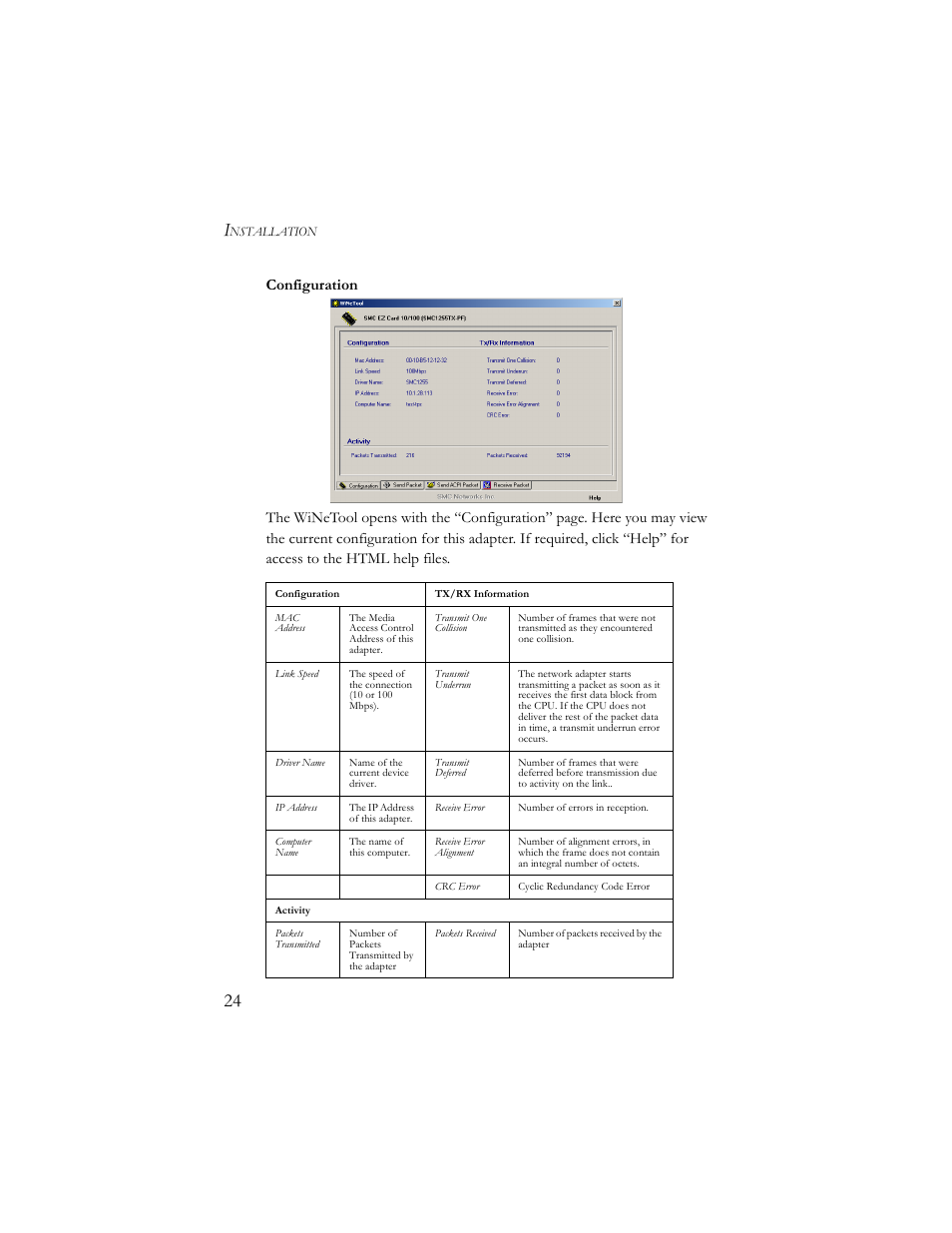 Configuration | SMC Networks 10/100 Mbps User Manual | Page 34 / 54