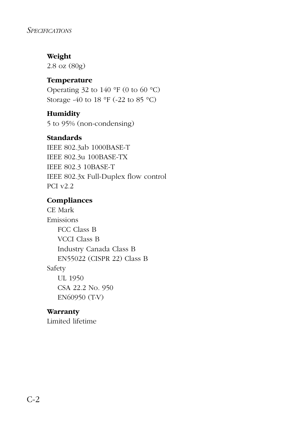 SMC Networks SMC9462TX User Manual | Page 50 / 62