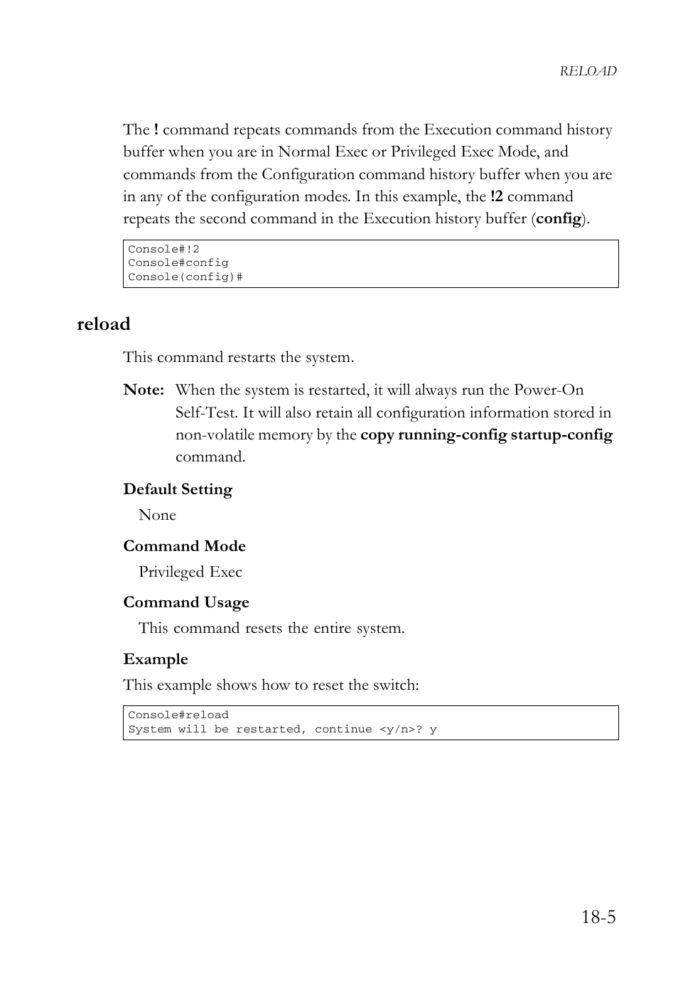 Reload, Reload -5 | SMC Networks SMC TigerAccess SMC7824M/FSW User Manual | Page 367 / 748