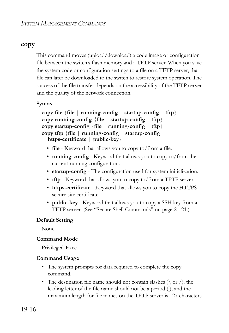 Copy, Copy -16, 16 copy | SMC Networks SMC TigerAccess SMC7824M/FSW User Manual | Page 386 / 748