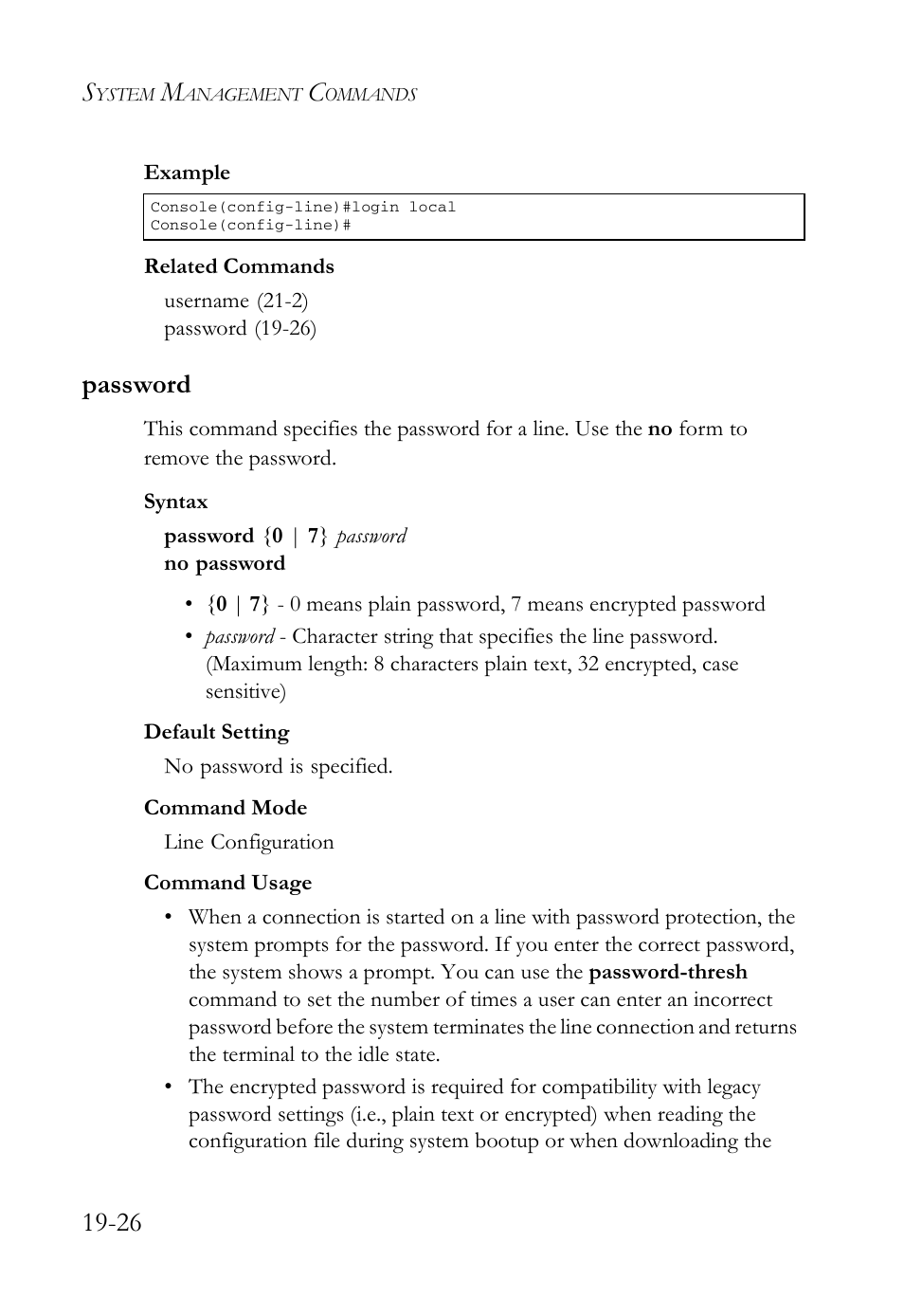 Password, Password -26 | SMC Networks SMC TigerAccess SMC7824M/FSW User Manual | Page 396 / 748