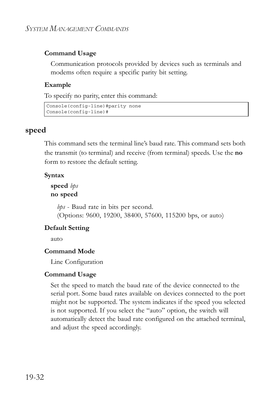 Speed, Speed -32 | SMC Networks SMC TigerAccess SMC7824M/FSW User Manual | Page 402 / 748