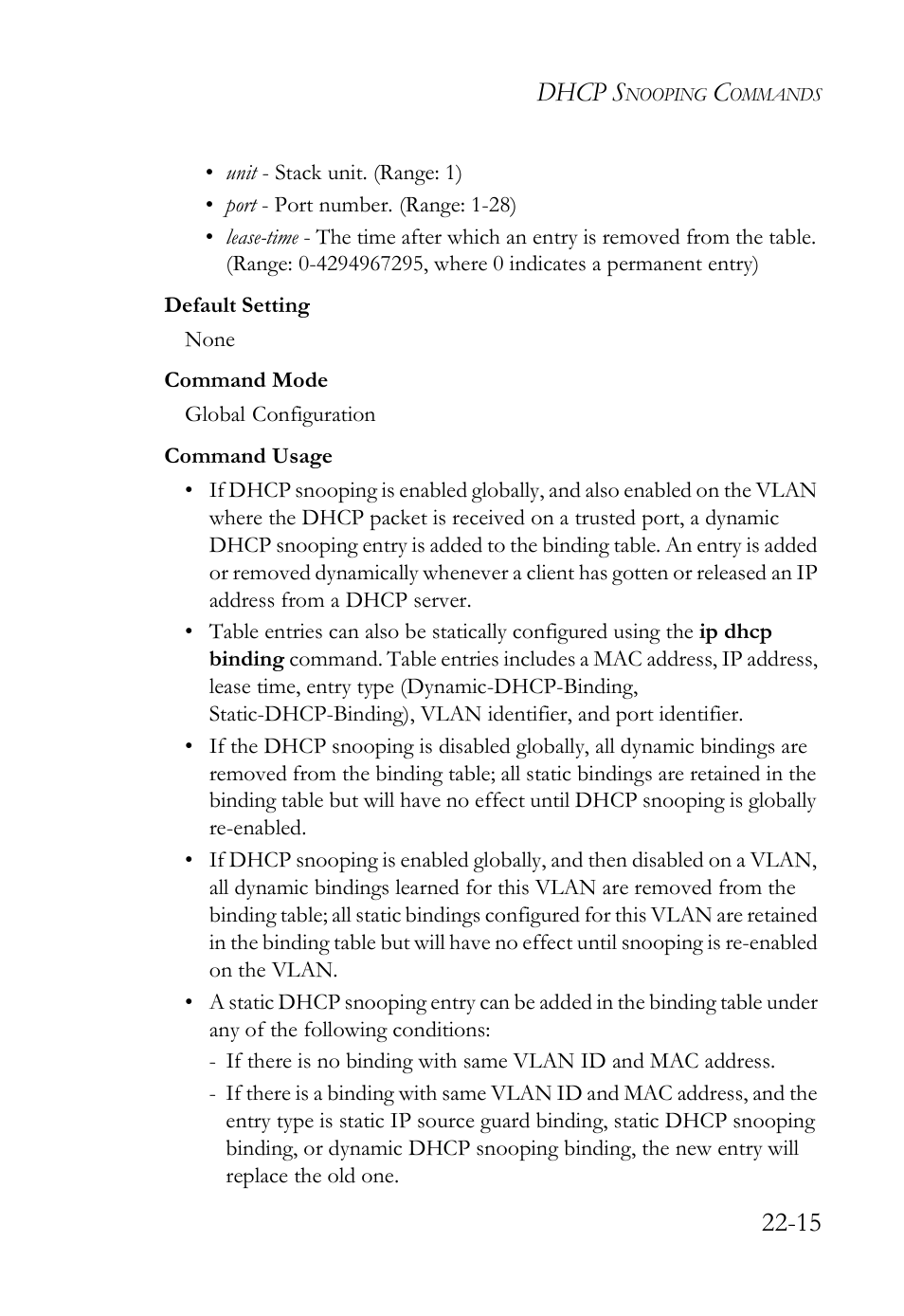 Dhcp s | SMC Networks SMC TigerAccess SMC7824M/FSW User Manual | Page 509 / 748