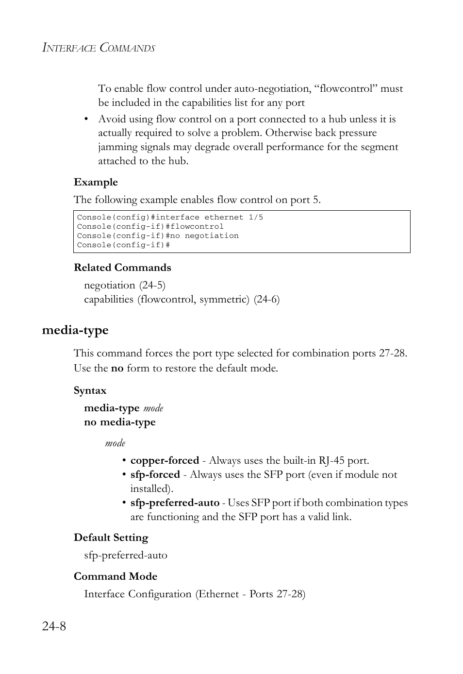 Media-type, Media-type -8 | SMC Networks SMC TigerAccess SMC7824M/FSW User Manual | Page 548 / 748