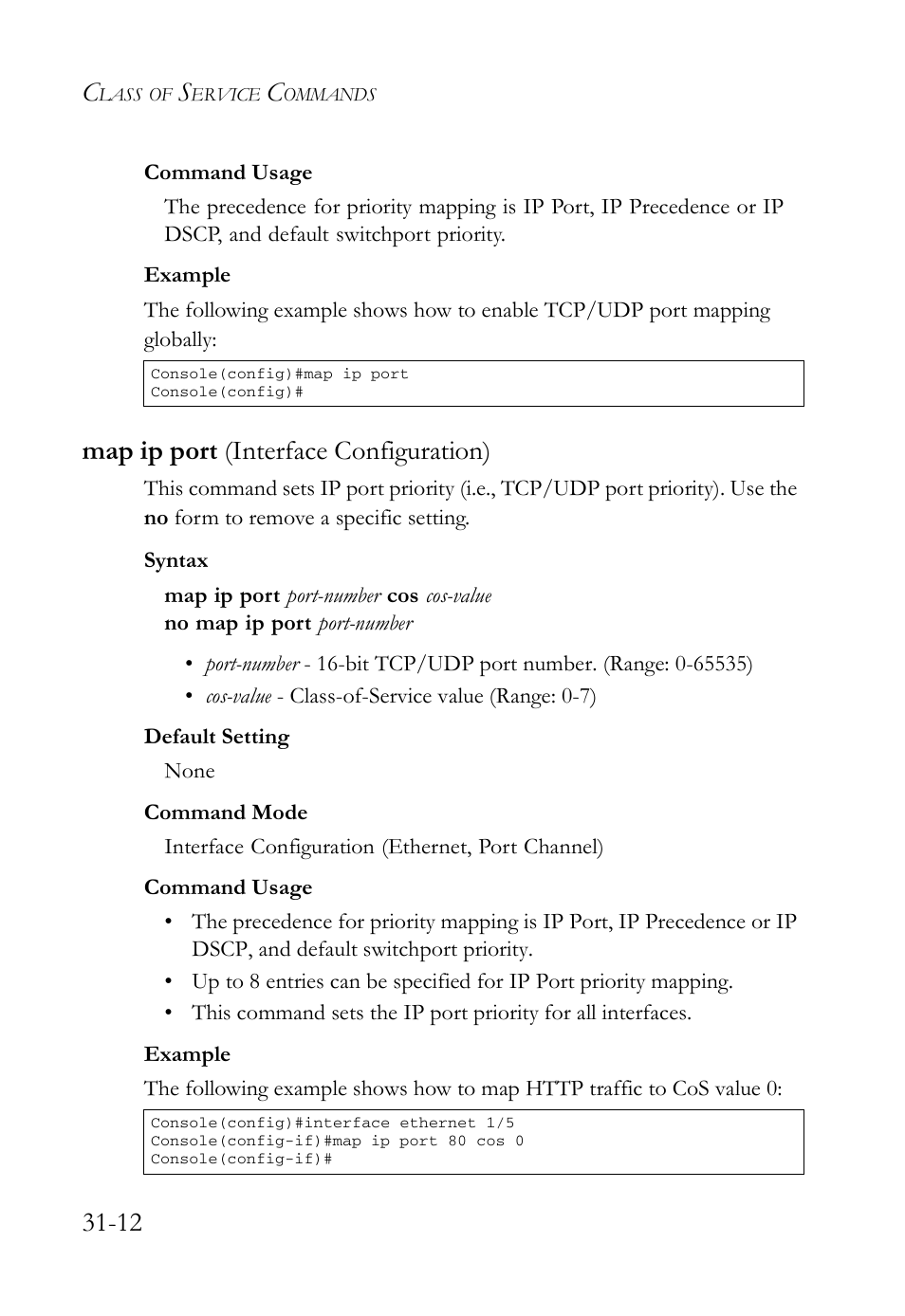 Map ip port (interface configuration), Map ip port (interface configuration) -12 | SMC Networks SMC TigerAccess SMC7824M/FSW User Manual | Page 656 / 748