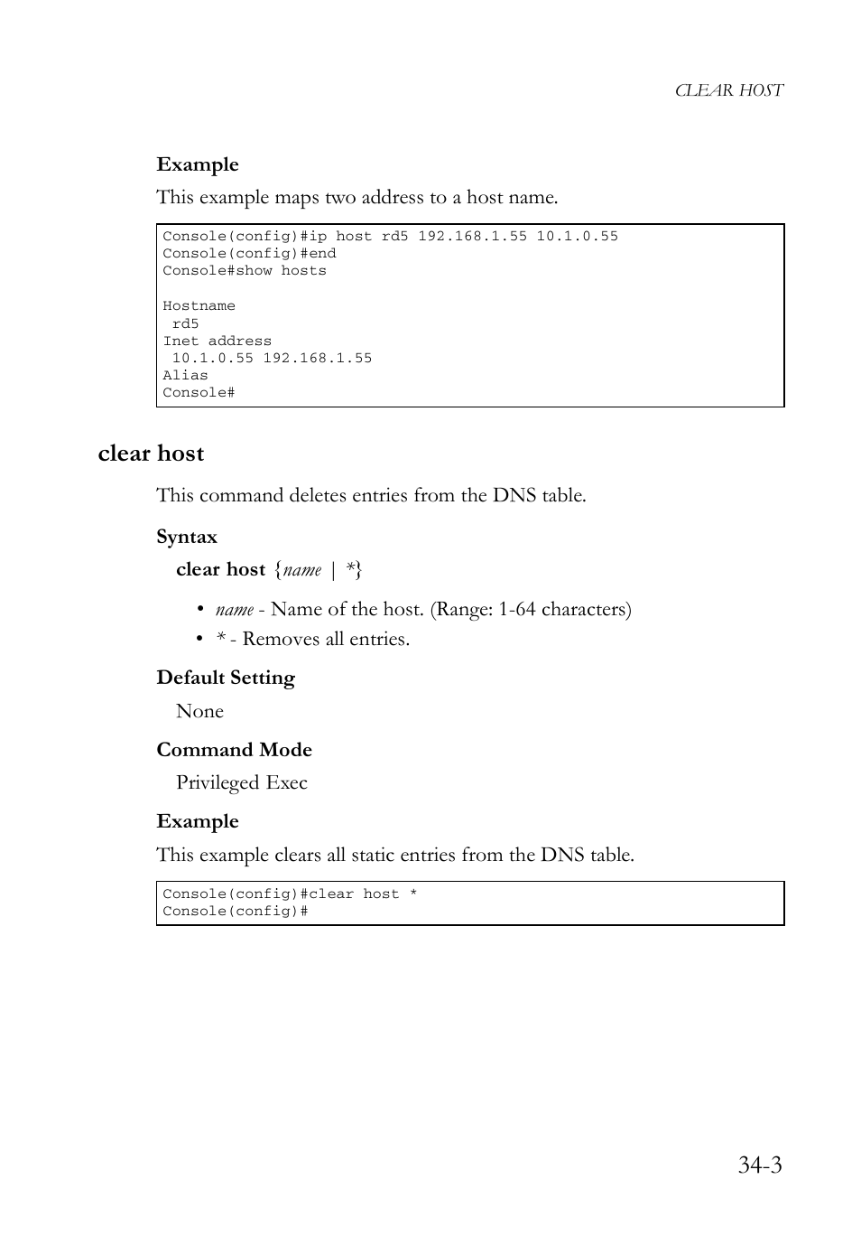Clear host, Clear host -3 | SMC Networks SMC TigerAccess SMC7824M/FSW User Manual | Page 703 / 748