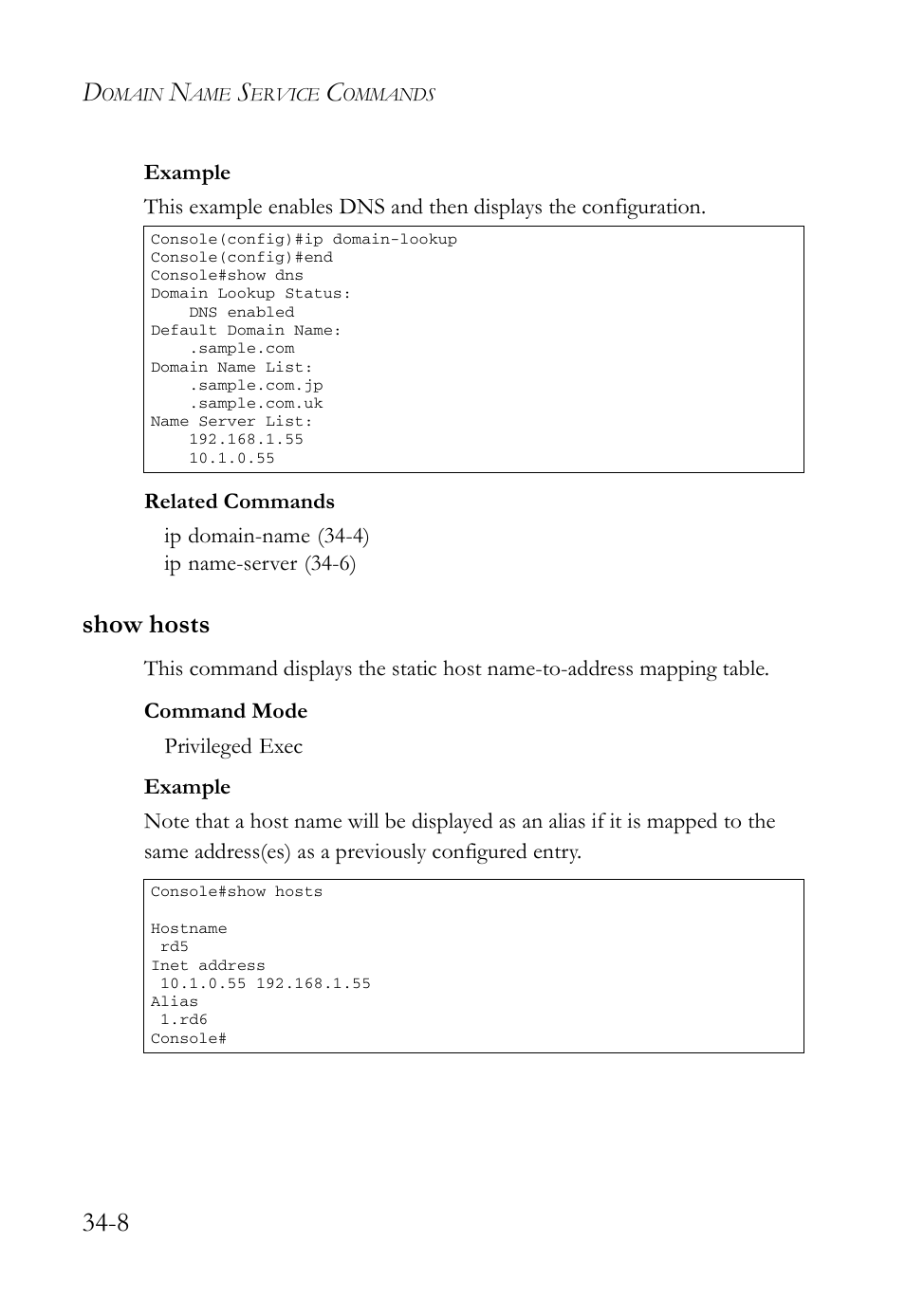 Show hosts, Show hosts -8 | SMC Networks SMC TigerAccess SMC7824M/FSW User Manual | Page 708 / 748
