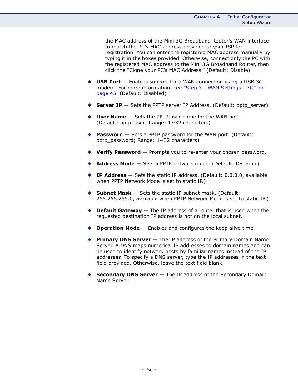 SMC Networks BARRICADETM N SMCWBR11S-3GN User Manual | Page 42 / 138