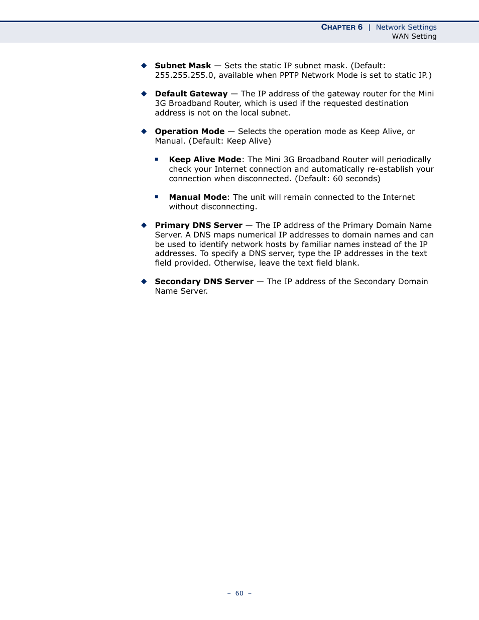 SMC Networks BARRICADETM N SMCWBR11S-3GN User Manual | Page 60 / 138