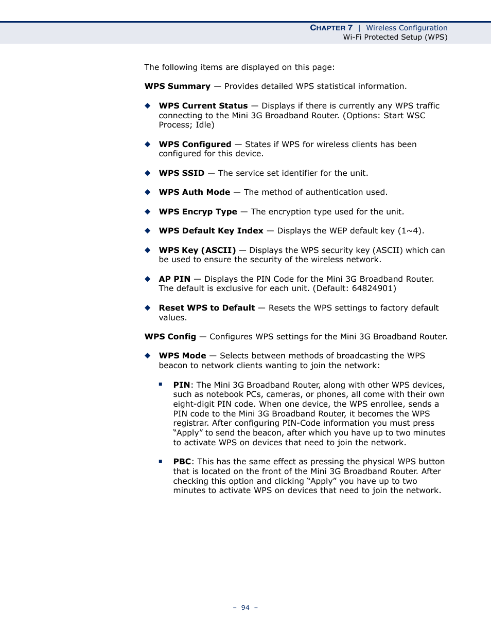 SMC Networks BARRICADETM N SMCWBR11S-3GN User Manual | Page 94 / 138