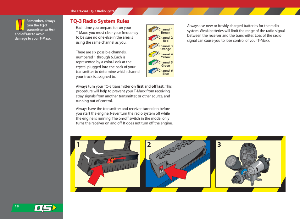 Tq-3 radio system rules | SMC Networks T-Maxx 4910 User Manual | Page 18 / 48