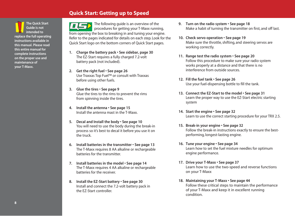 Quick start: getting up to speed | SMC Networks T-Maxx 4910 User Manual | Page 8 / 48