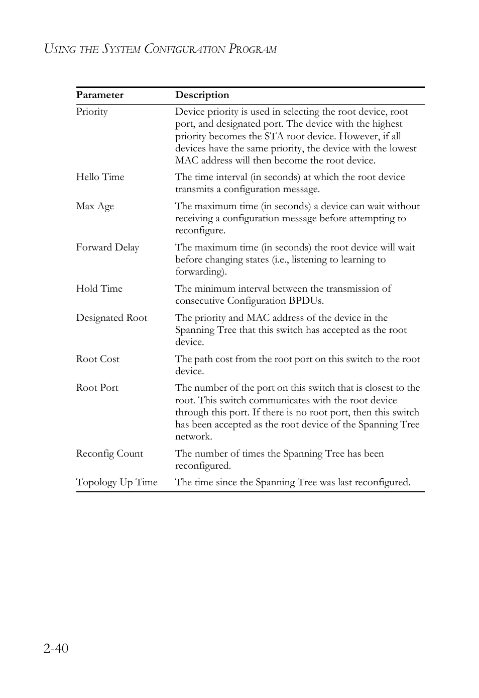 SMC Networks TigerStack 100 1000BASE-X User Manual | Page 58 / 178
