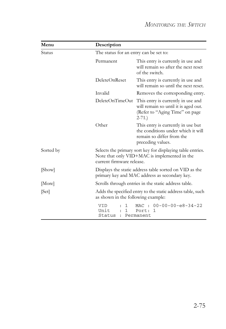 SMC Networks TigerStack 100 1000BASE-X User Manual | Page 93 / 178