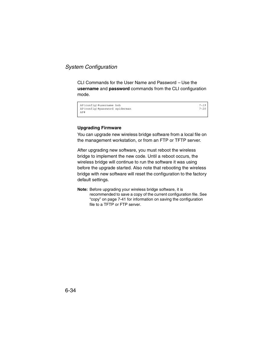 Upgrading firmware, System configuration 6-34 | SMC Networks ElliteConnect 2.4GHz/5GHz User Manual | Page 110 / 322