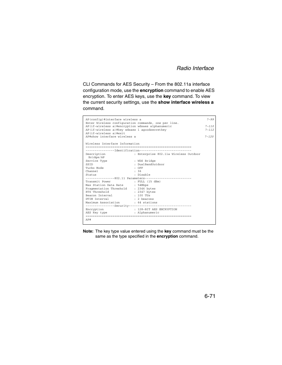 Radio interface 6-71 | SMC Networks ElliteConnect 2.4GHz/5GHz User Manual | Page 147 / 322