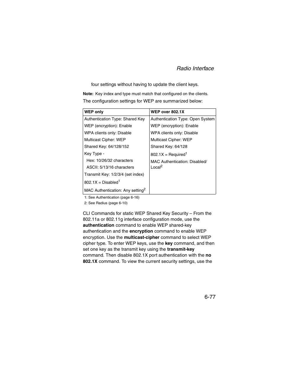 Radio interface 6-77 | SMC Networks ElliteConnect 2.4GHz/5GHz User Manual | Page 153 / 322