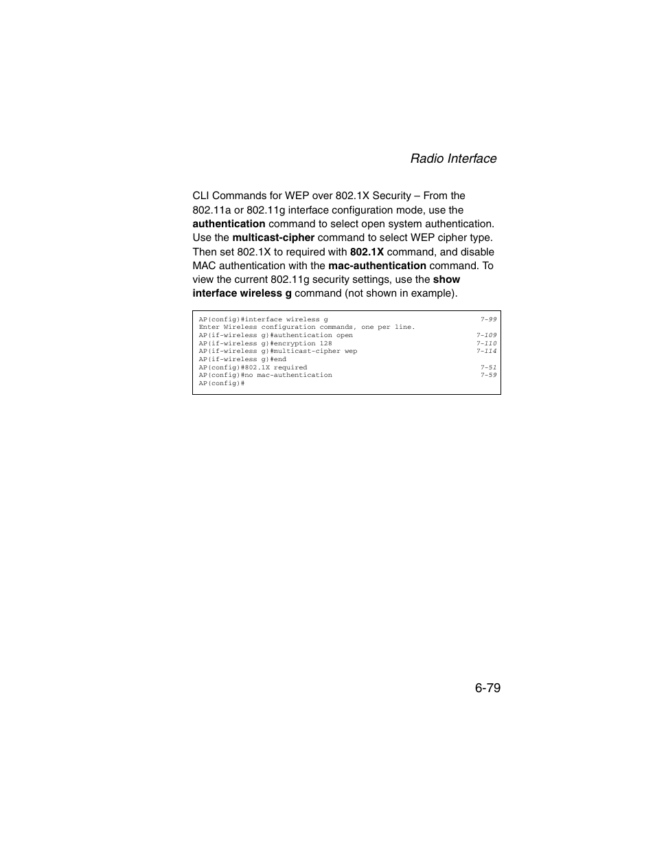 Radio interface 6-79 | SMC Networks ElliteConnect 2.4GHz/5GHz User Manual | Page 155 / 322