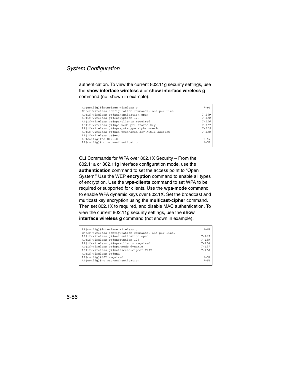 System configuration 6-86 | SMC Networks ElliteConnect 2.4GHz/5GHz User Manual | Page 162 / 322