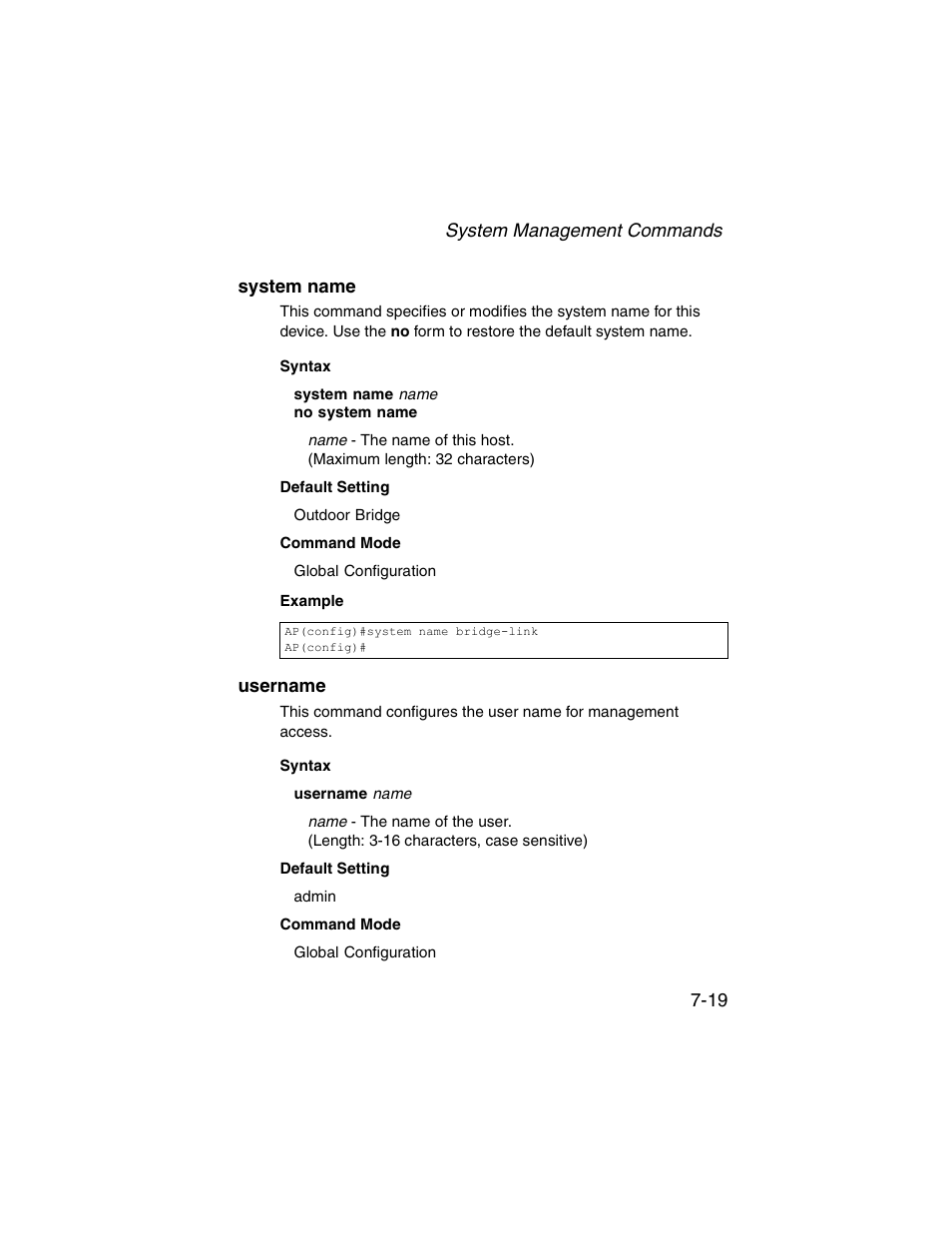 System name, Username, System name -19 username -19 | SMC Networks ElliteConnect 2.4GHz/5GHz User Manual | Page 189 / 322