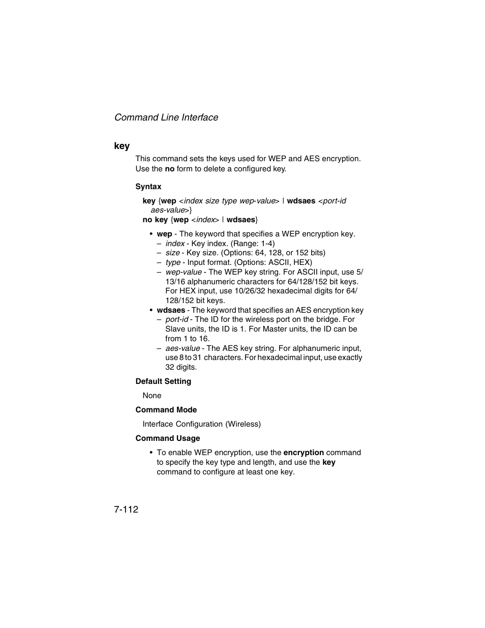 Key -112 | SMC Networks ElliteConnect 2.4GHz/5GHz User Manual | Page 282 / 322