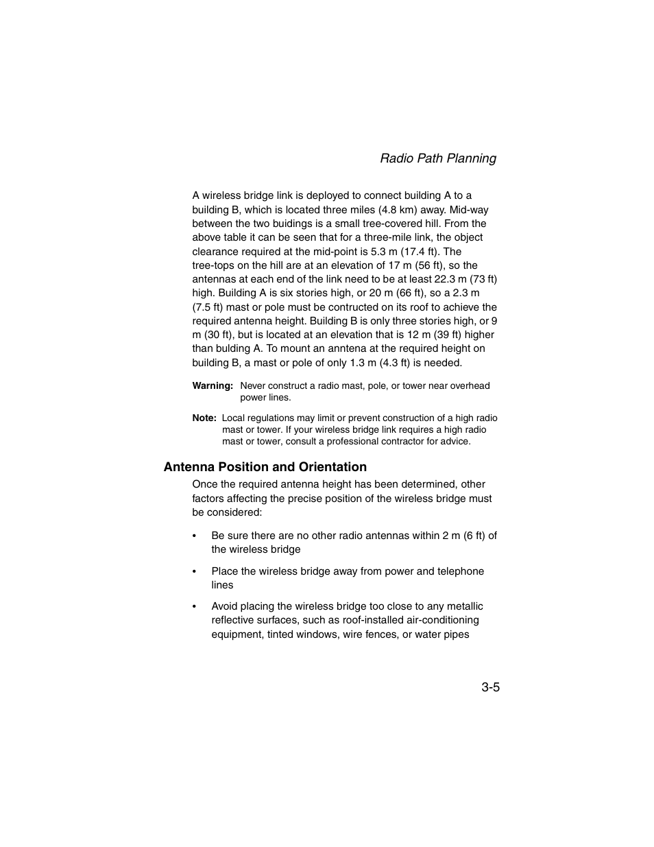 Antenna position and orientation, Antenna position and orientation -5 | SMC Networks ElliteConnect 2.4GHz/5GHz User Manual | Page 49 / 322