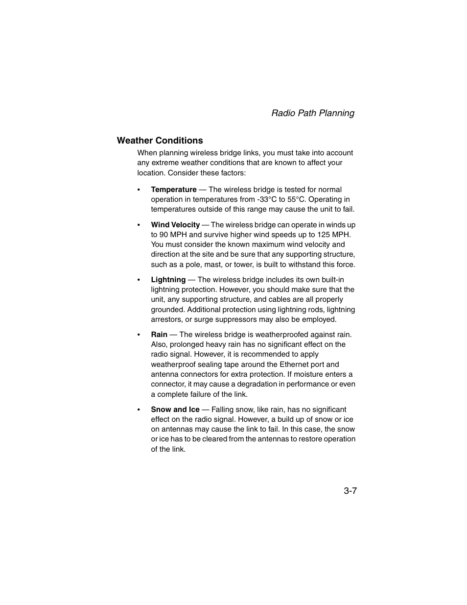 Weather conditions, Weather conditions -7 | SMC Networks ElliteConnect 2.4GHz/5GHz User Manual | Page 51 / 322