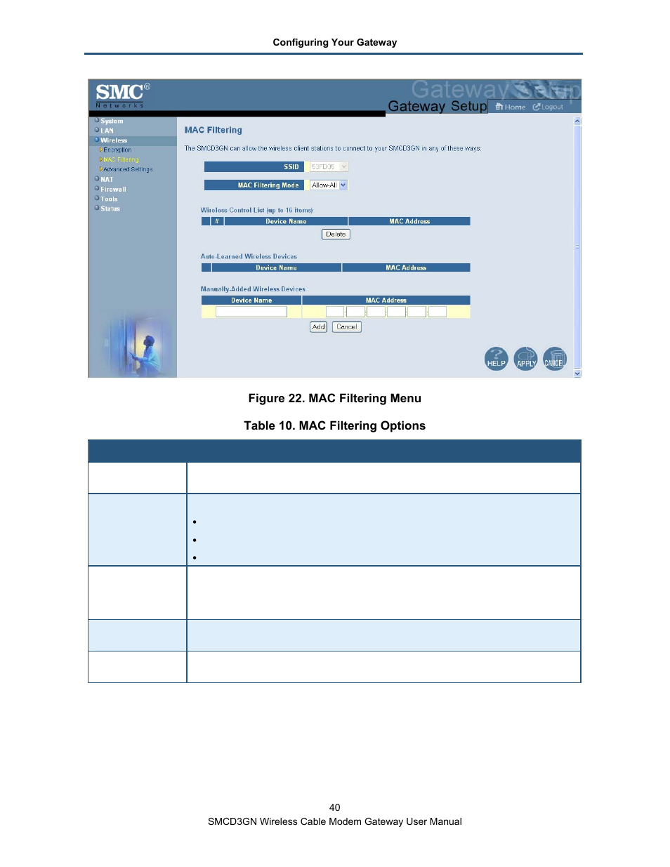 SMC Networks SMCD3GN User Manual | Page 40 / 72