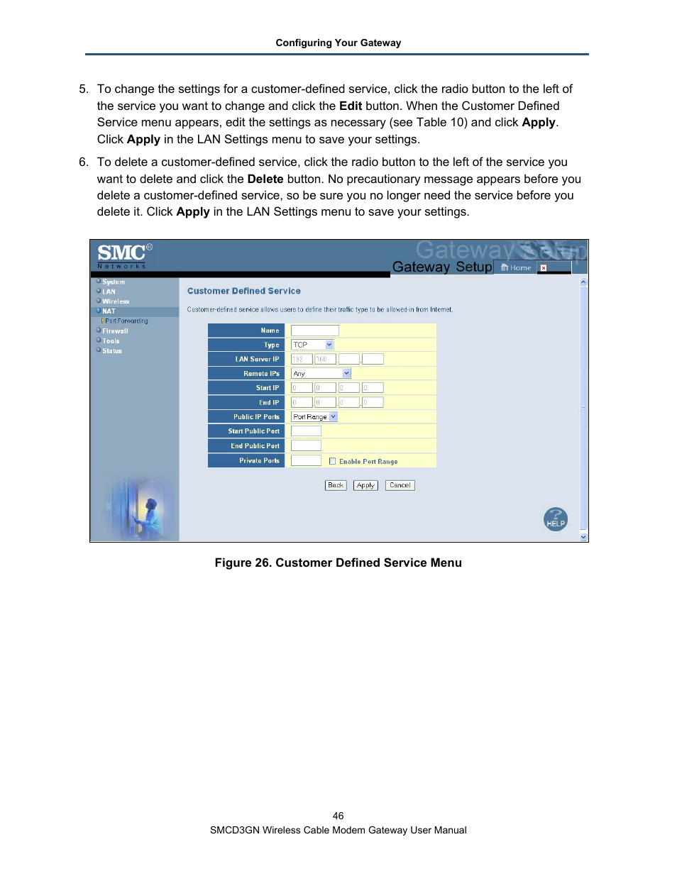 SMC Networks SMCD3GN User Manual | Page 46 / 72