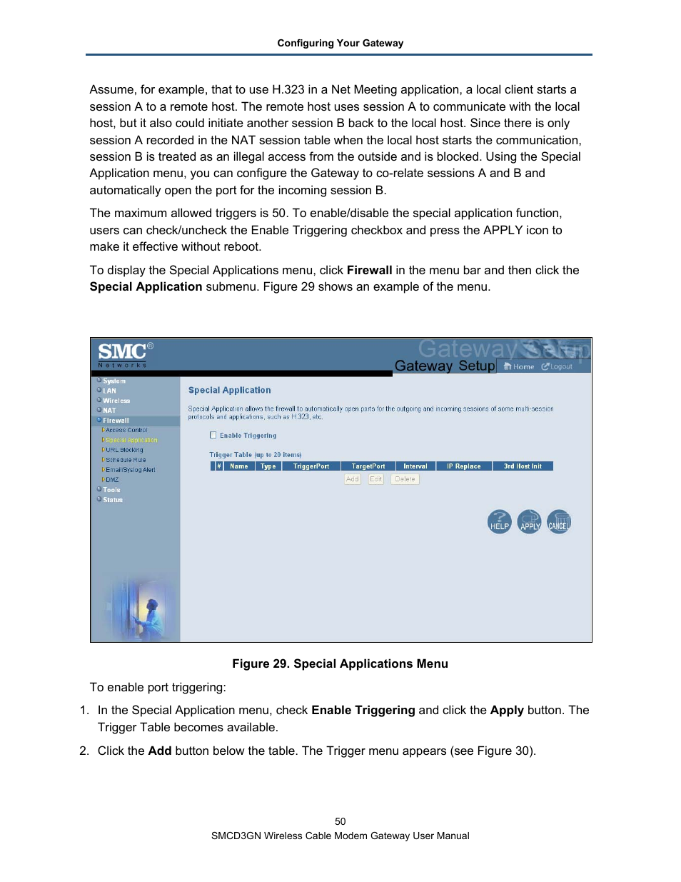 SMC Networks SMCD3GN User Manual | Page 50 / 72