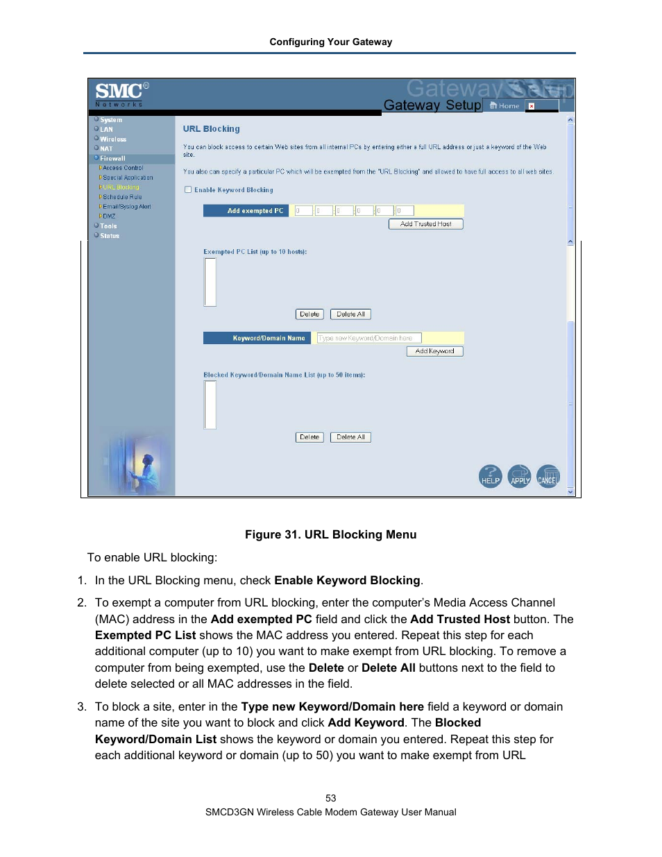 SMC Networks SMCD3GN User Manual | Page 53 / 72