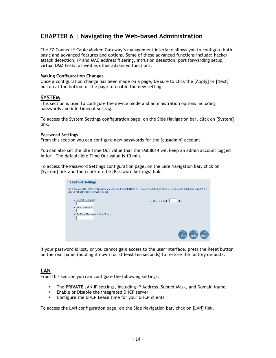 SMC Networks SMC8014 User Manual | Page 14 / 34