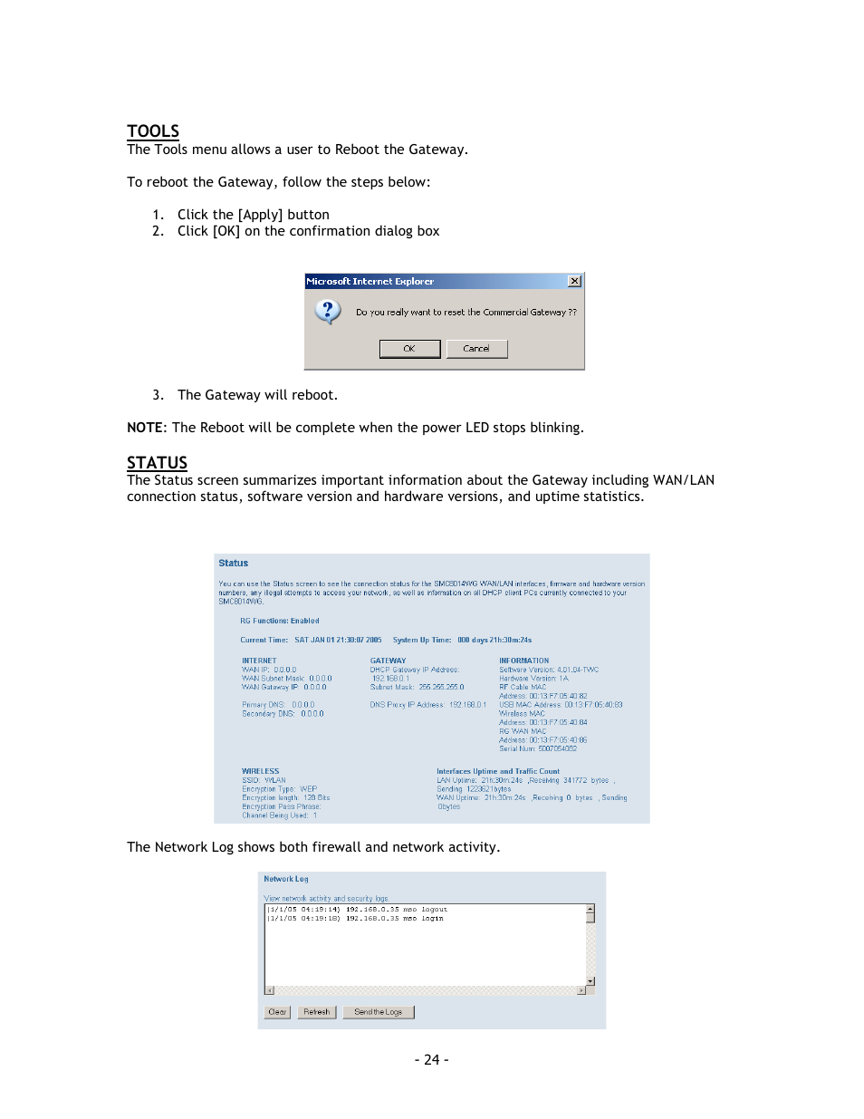 SMC Networks SMC8014 User Manual | Page 24 / 34