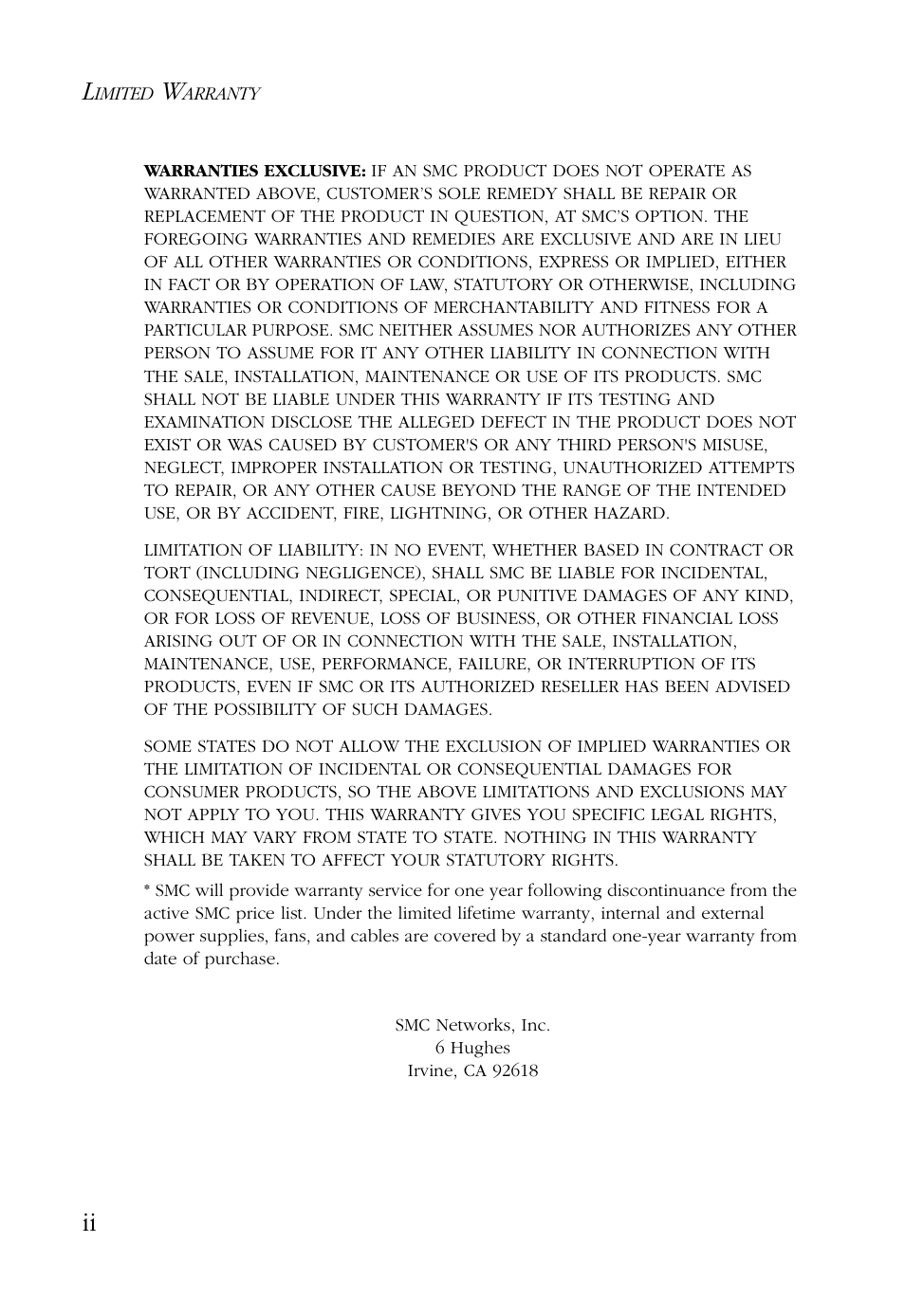 SMC Networks EZ CONNECT SMC2755W User Manual | Page 6 / 54