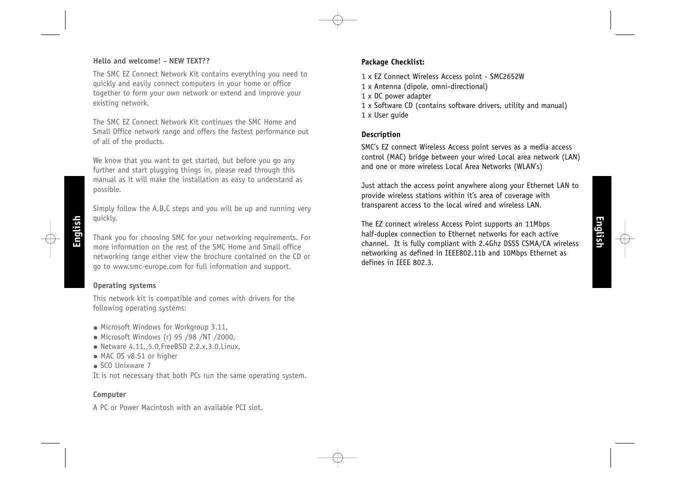 SMC Networks SMC2652W User Manual | Page 2 / 10