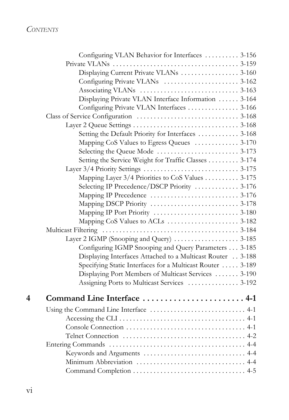 4command line interface -1 | SMC Networks TIGERSWITCH SMC6752AL2 User Manual | Page 10 / 516