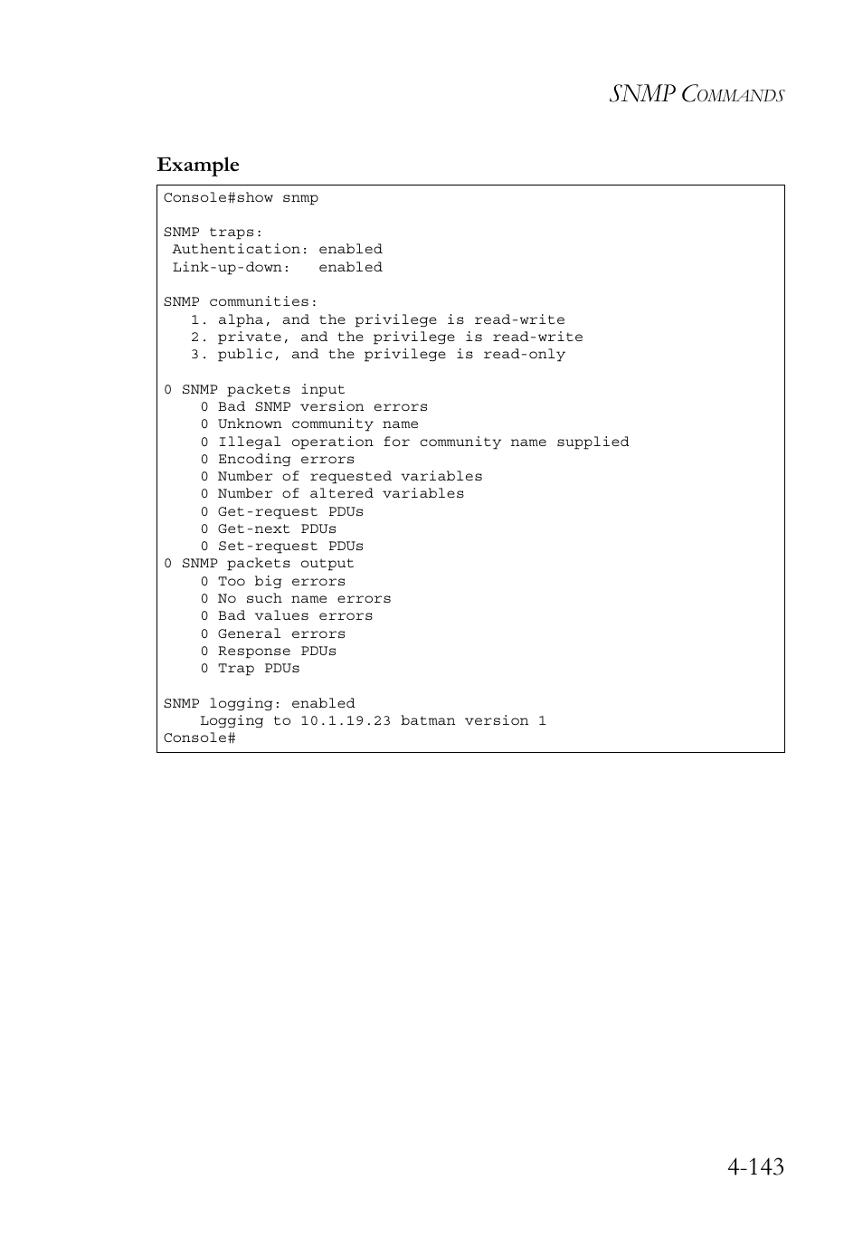 Snmp c | SMC Networks TIGERSWITCH SMC6752AL2 User Manual | Page 383 / 516