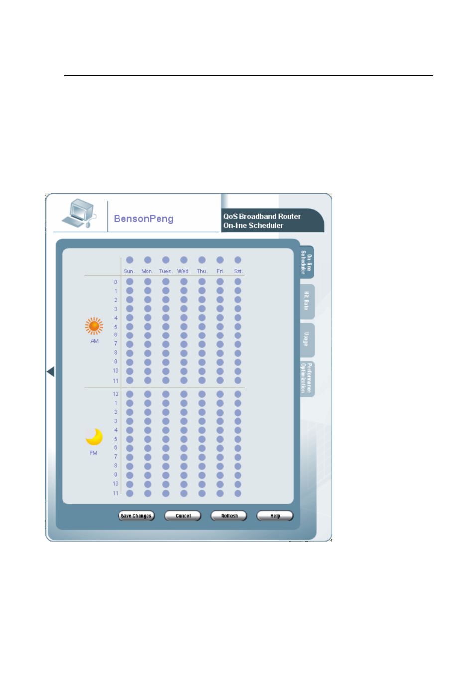 Family member’s internet passport, On line scheduler | SMC Networks BARICADE 4 PORT WIRED BROADBAND QOS ROUTER SMCBR24Q User Manual | Page 10 / 22