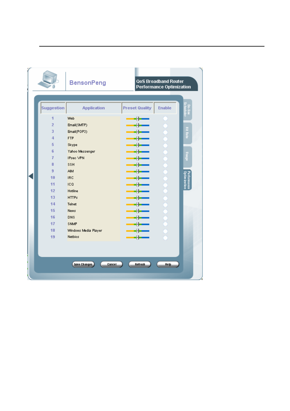 Performance optimization | SMC Networks BARICADE 4 PORT WIRED BROADBAND QOS ROUTER SMCBR24Q User Manual | Page 19 / 22