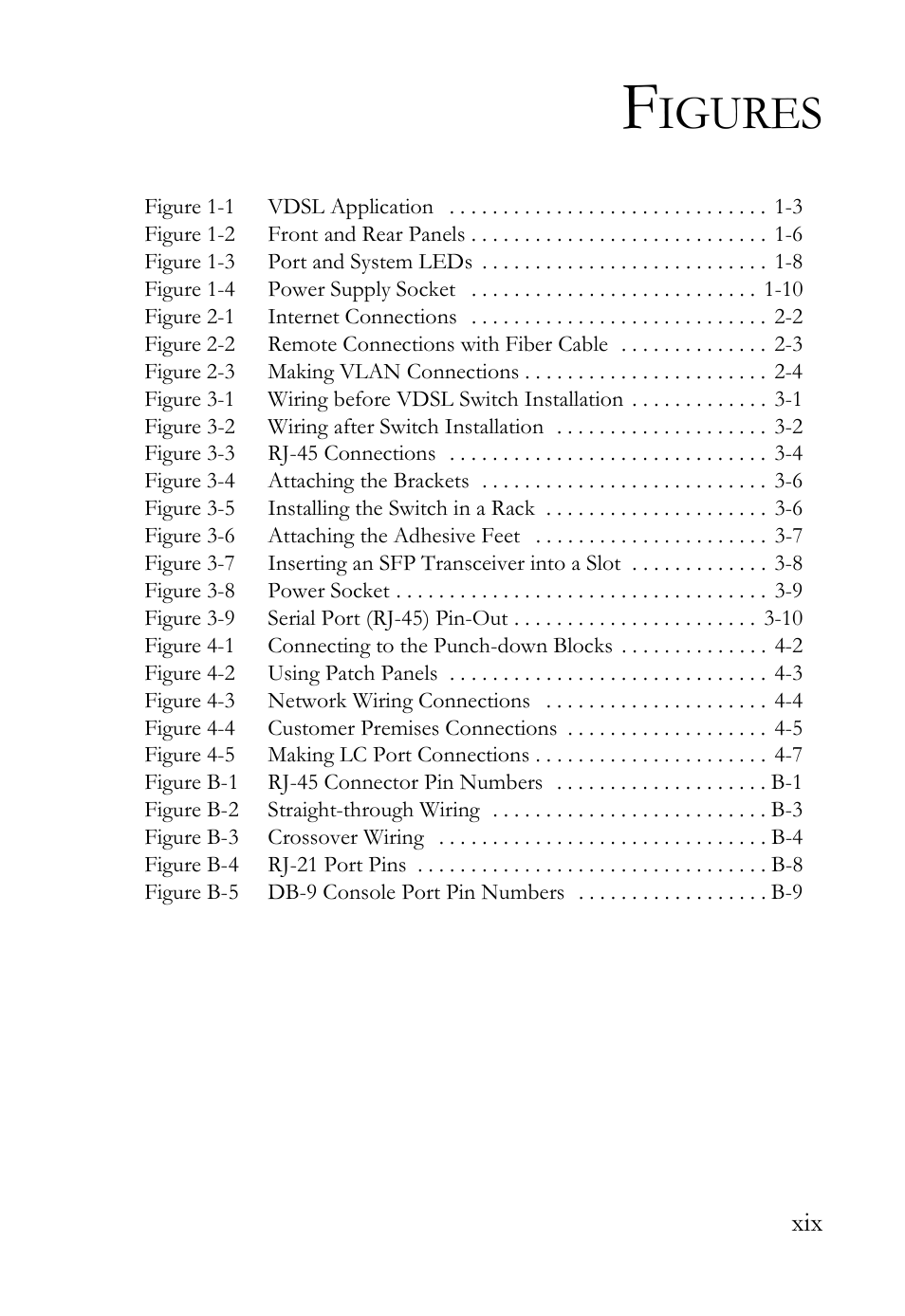 Igures | SMC Networks VDSL2 User Manual | Page 19 / 96