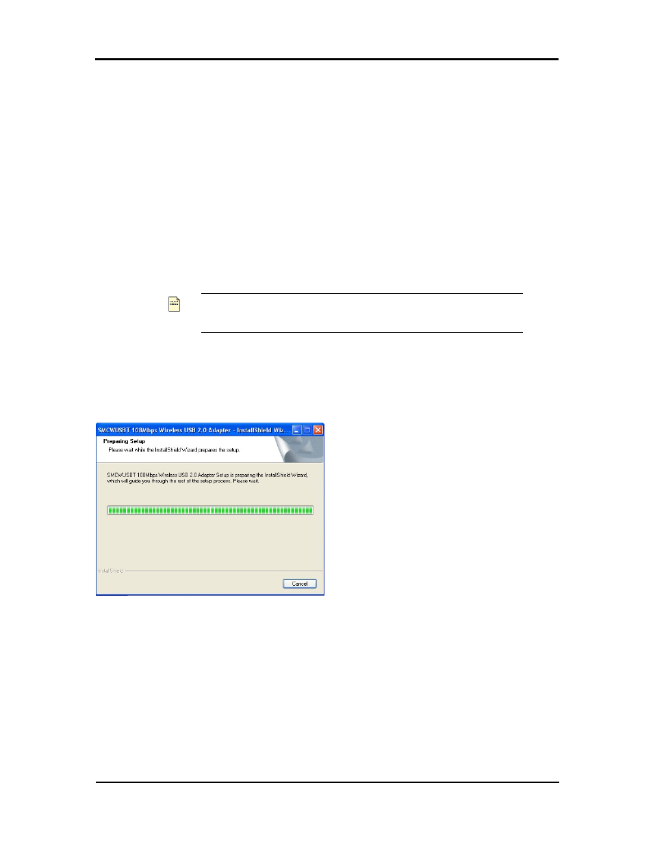 Chapter 2 software installation, Installing wireless adapter driver and utility | SMC Networks SMCWUSBT-G User Manual | Page 12 / 37